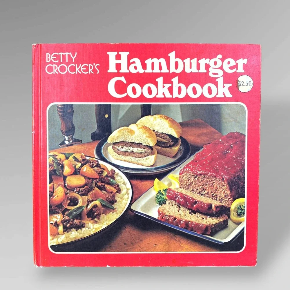 Betty Crocker Hamburger Cookbook 1973 Vintage Recipe‎ Book First Printing